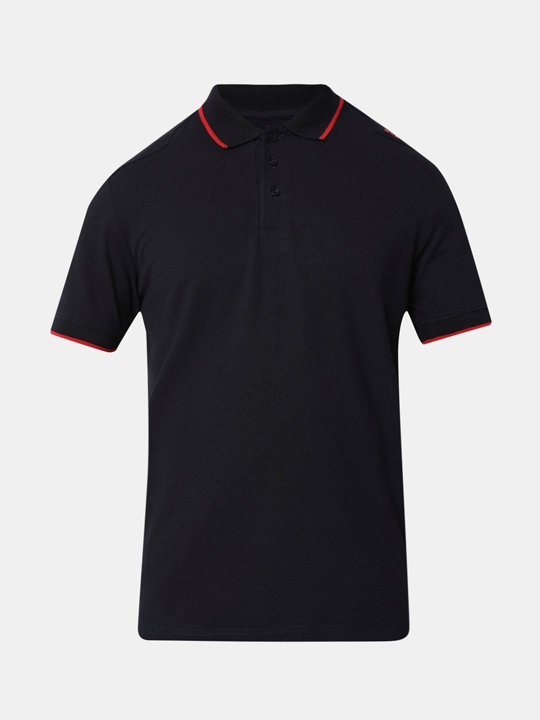 Regular Fit Half Sleeve Solid Polo T-Shirt