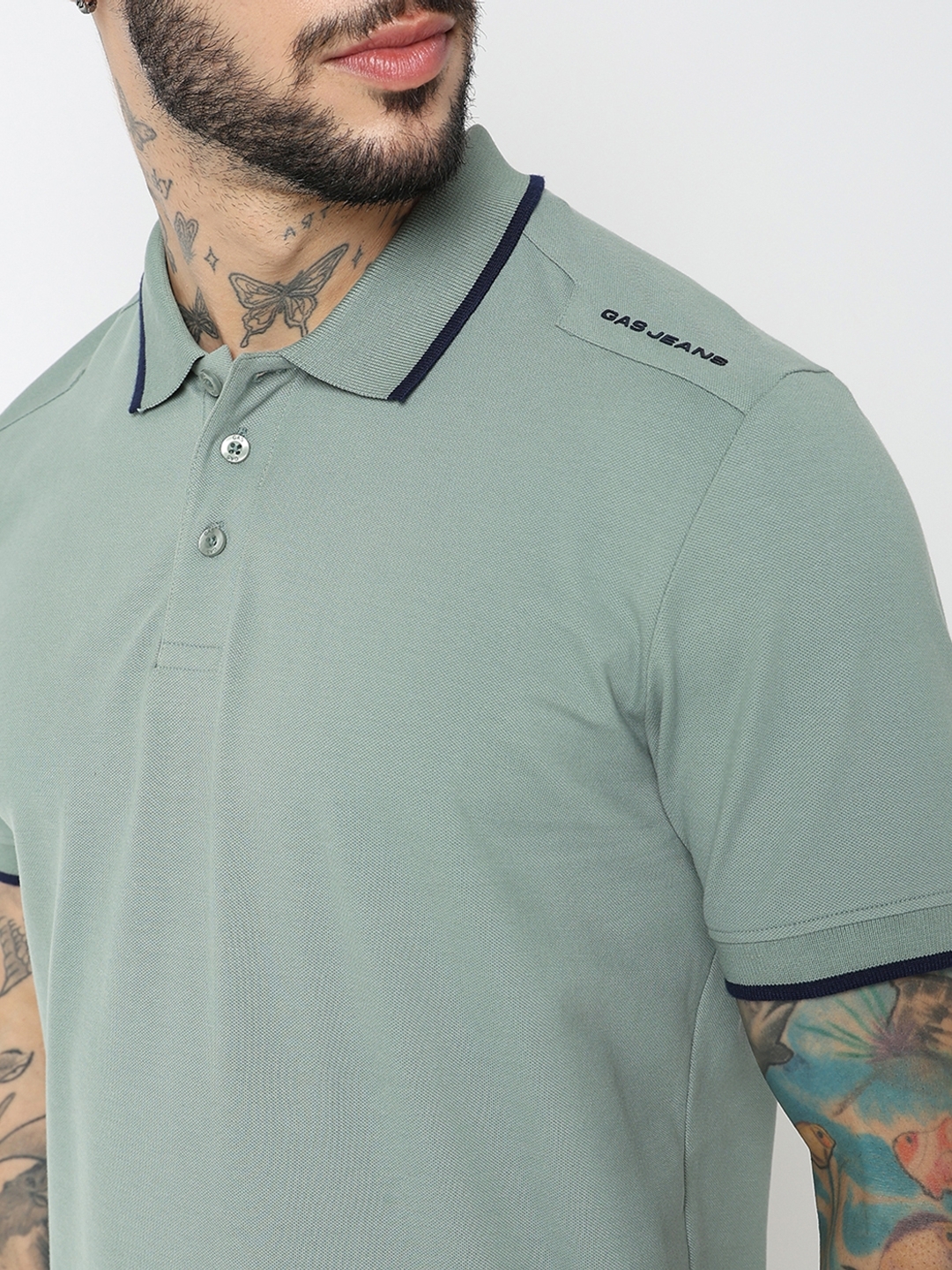 Regular Fit Half Sleeve Solid Polo T-Shirt