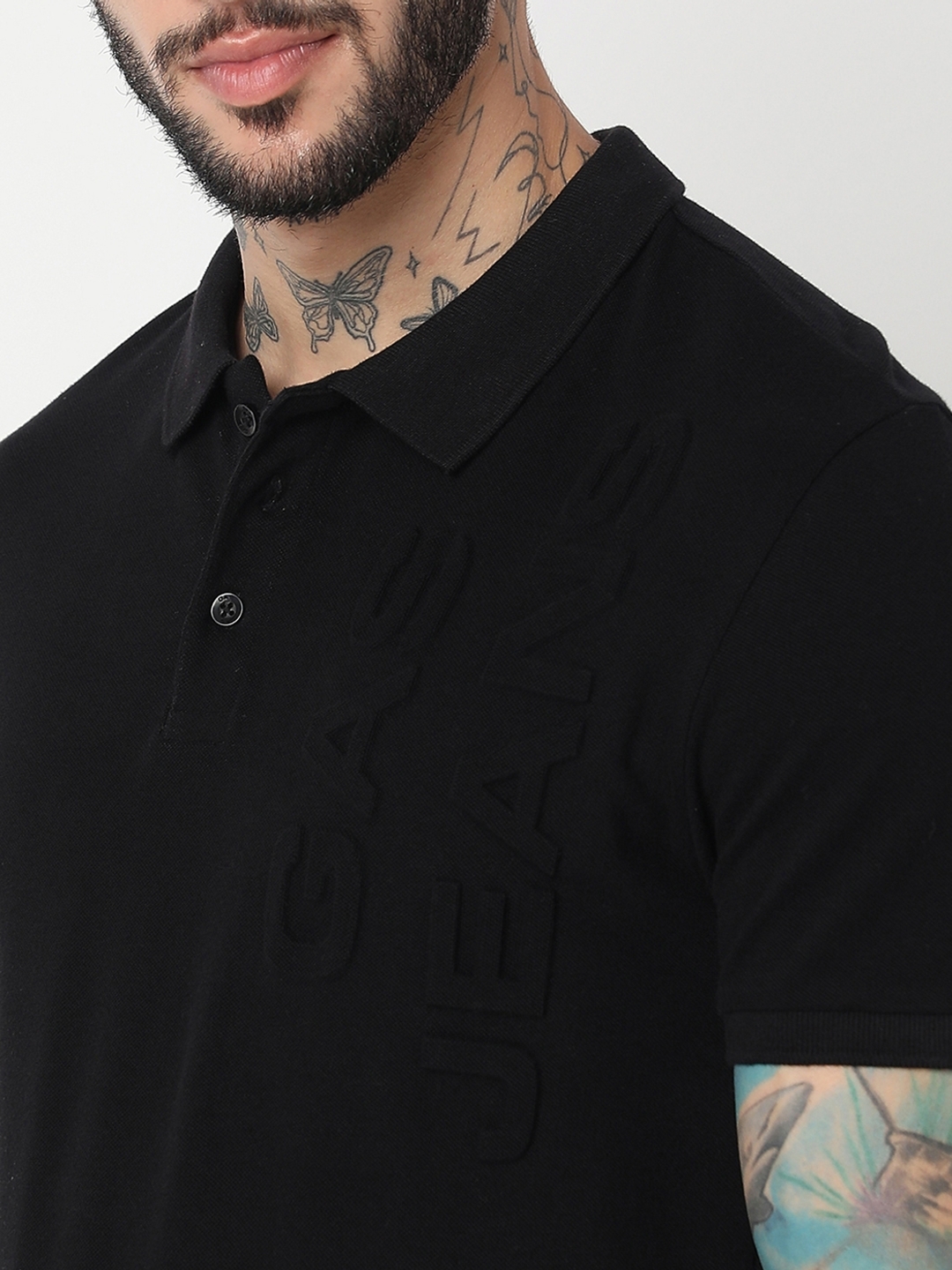 Slim Fit Half Sleeve Solid Polo T-Shirt