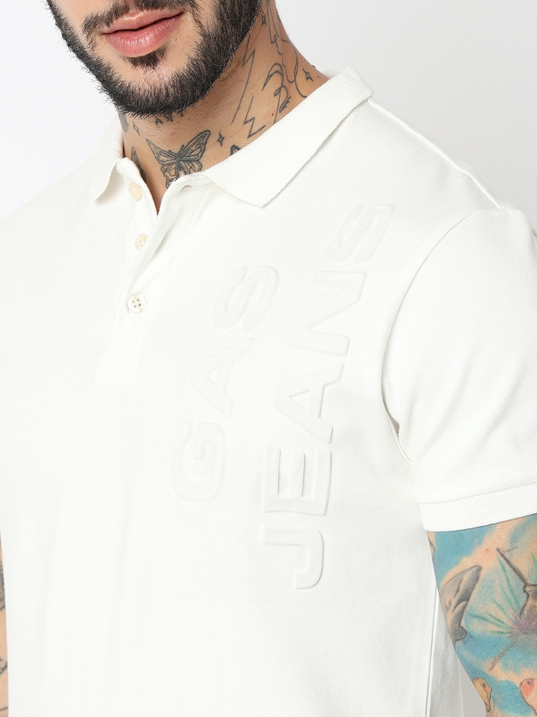 Slim Fit Half Sleeve Solid Cotton Lycra Polo T-Shirt