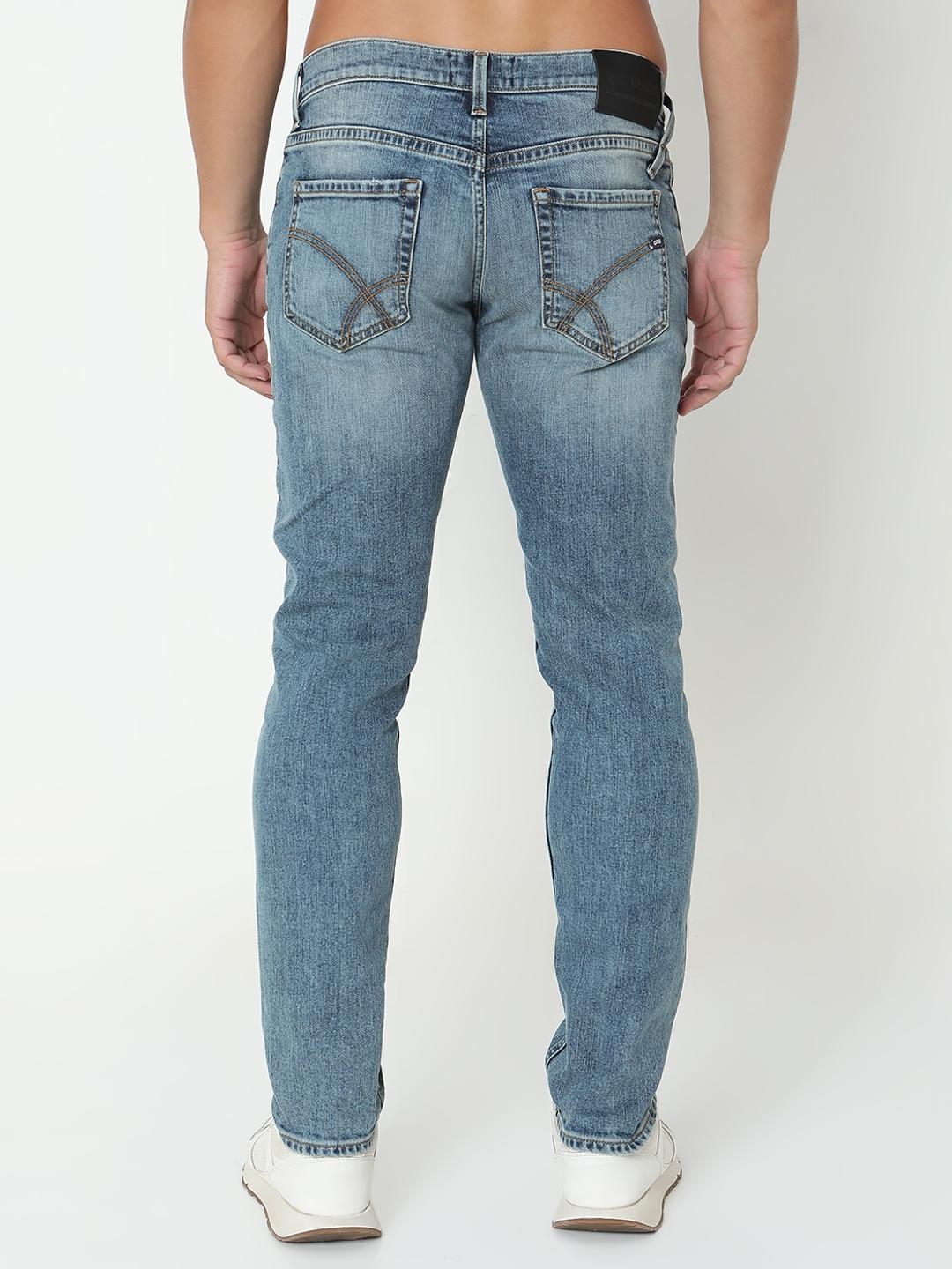 Toki Slim Straight Fit Solid Denim