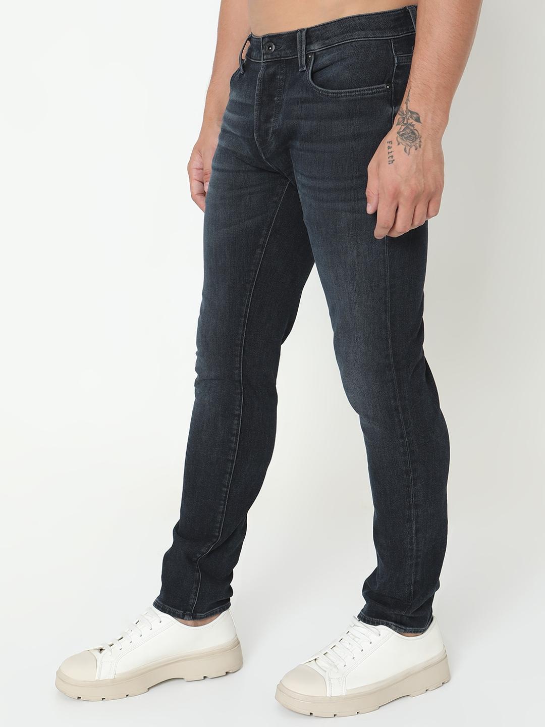 Anders Slim Fit Solid Denim