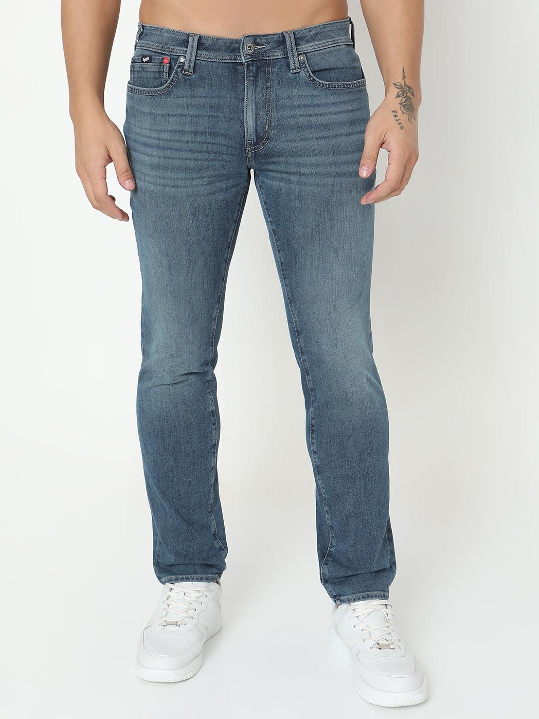 Albert Slim Fit Solid Denim