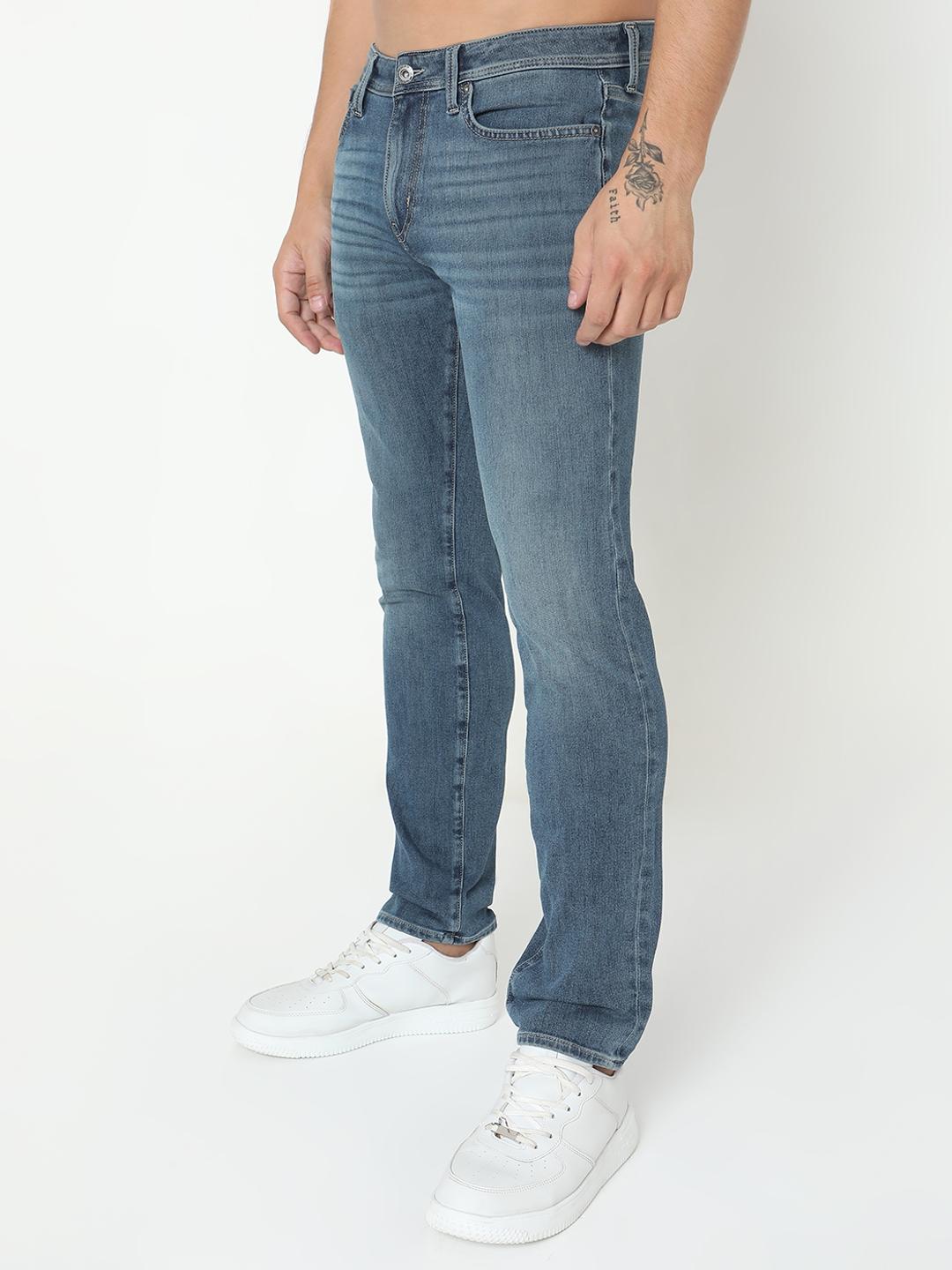 Albert Slim Fit Solid Denim