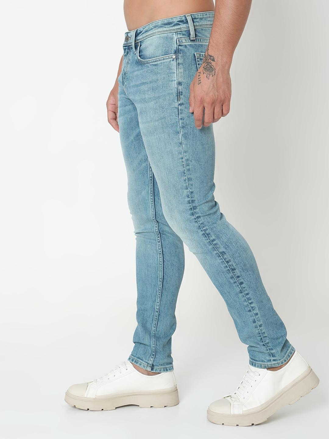 SAX Skinny Fit Solid Denim