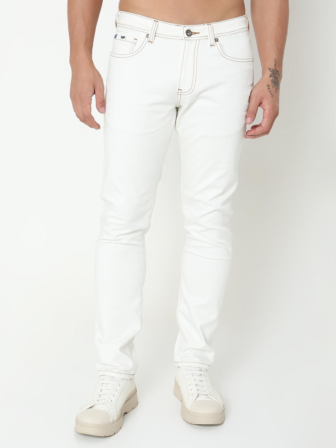 Toki Slim Straight Fit Solid Denim