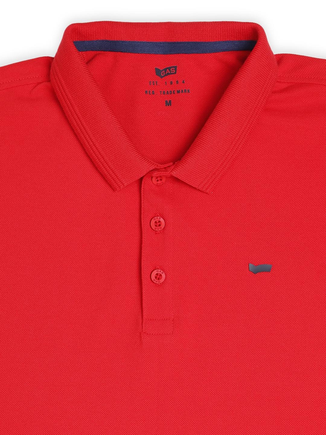 Regular Fit Solid Polo T-Shirt with Short Sleeve