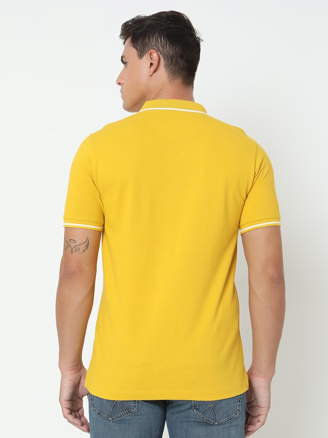 Regular Fit Solid Polo T-Shirt with Short Sleeve