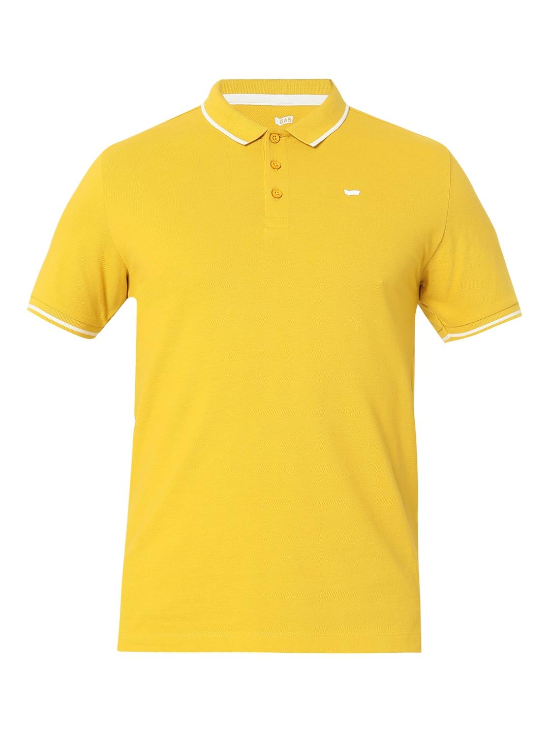 Regular Fit Solid Polo T-Shirt with Short Sleeve