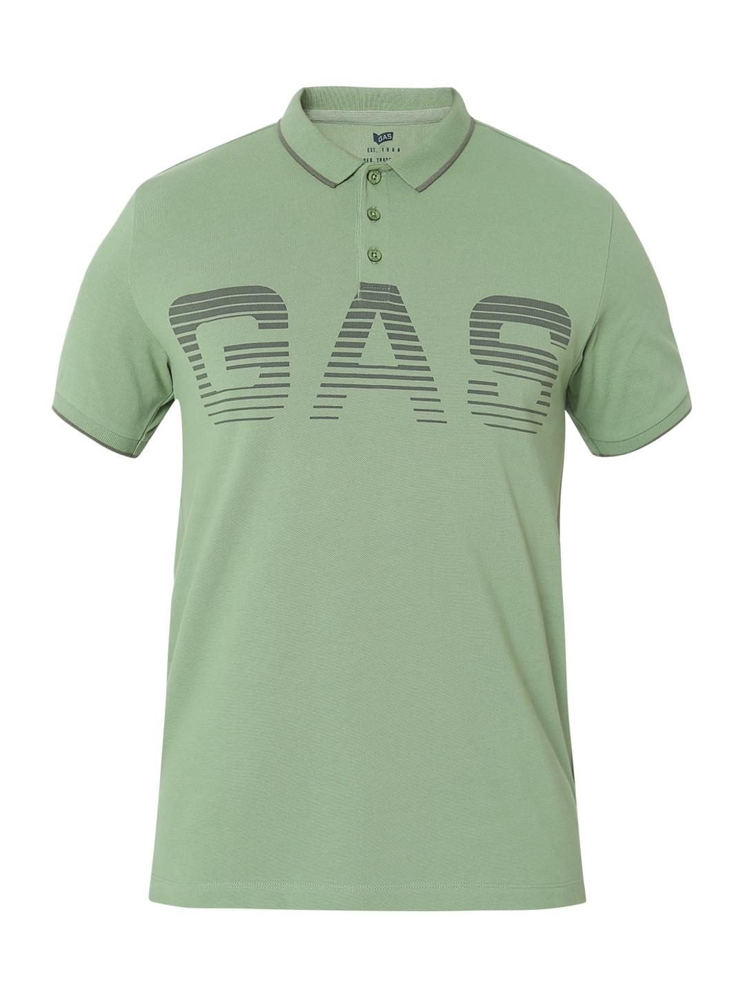 Regular Fit Printed Polo T-Shirt with Short Sleeve