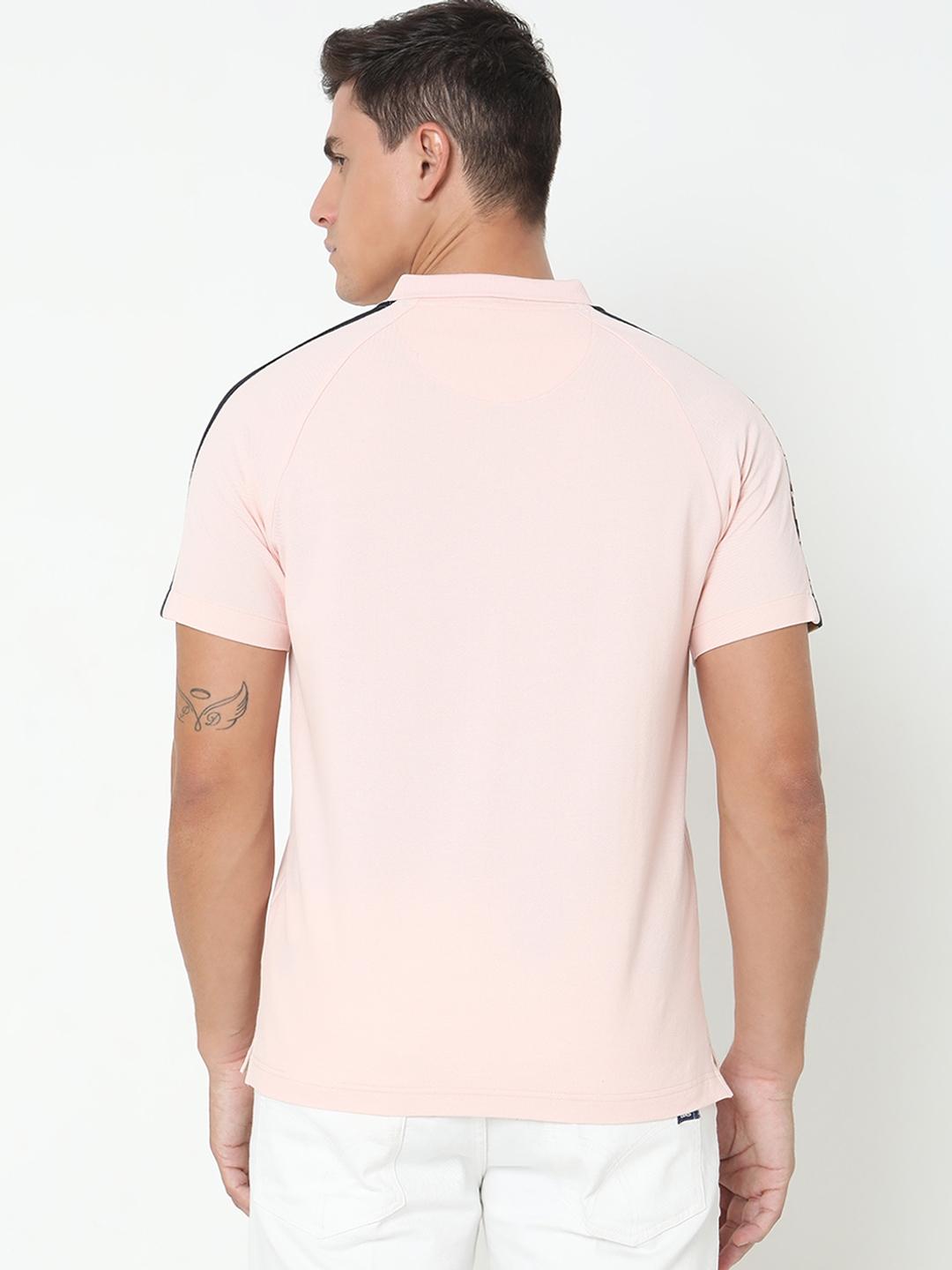 Regular Fit Solid Polo T-Shirt with Short Sleeve