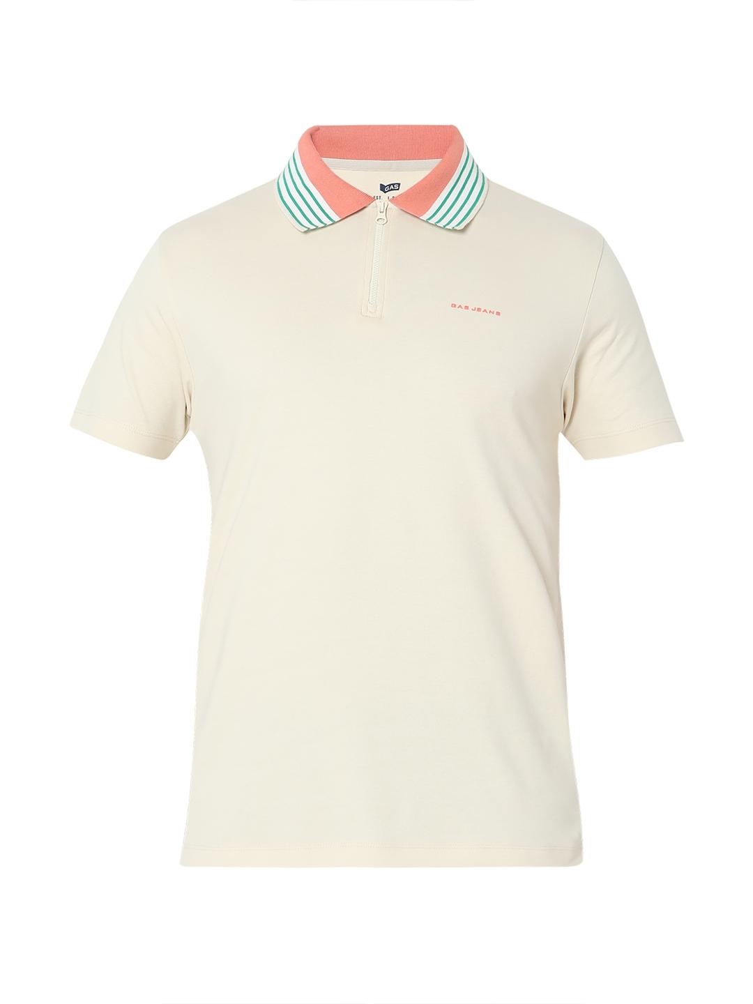 Regular Fit Solid Polo T-Shirt with Short Sleeve