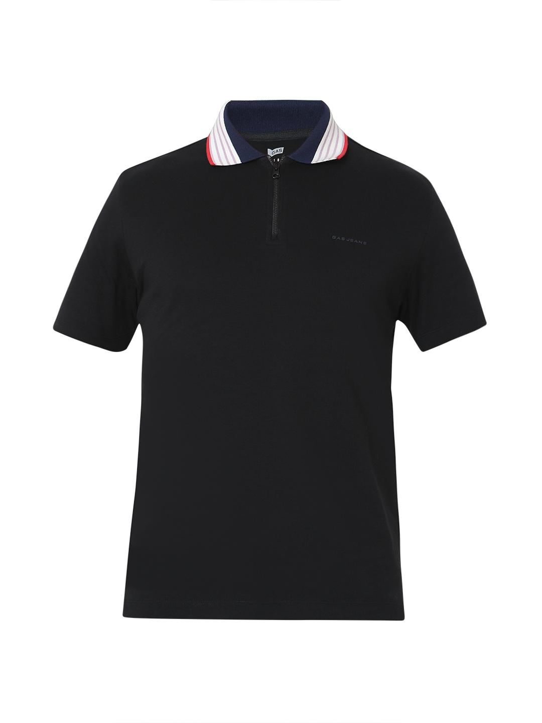 Regular Fit Solid Polo T-Shirt with Short Sleeve