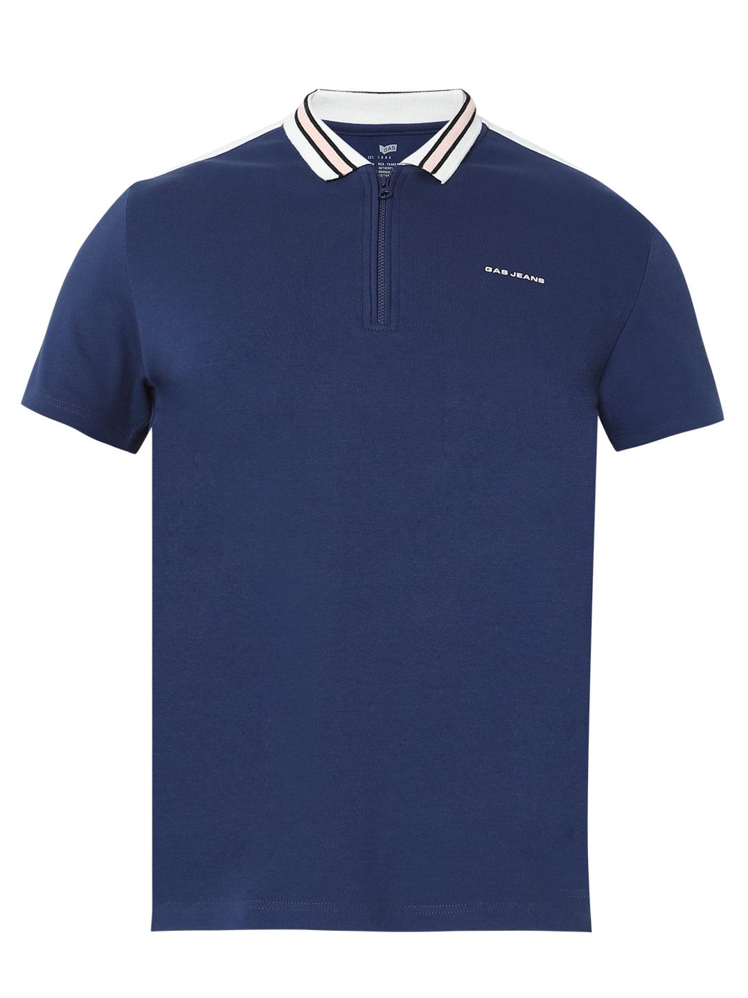 Regular Fit Solid Polo T-Shirt with Short Sleeve