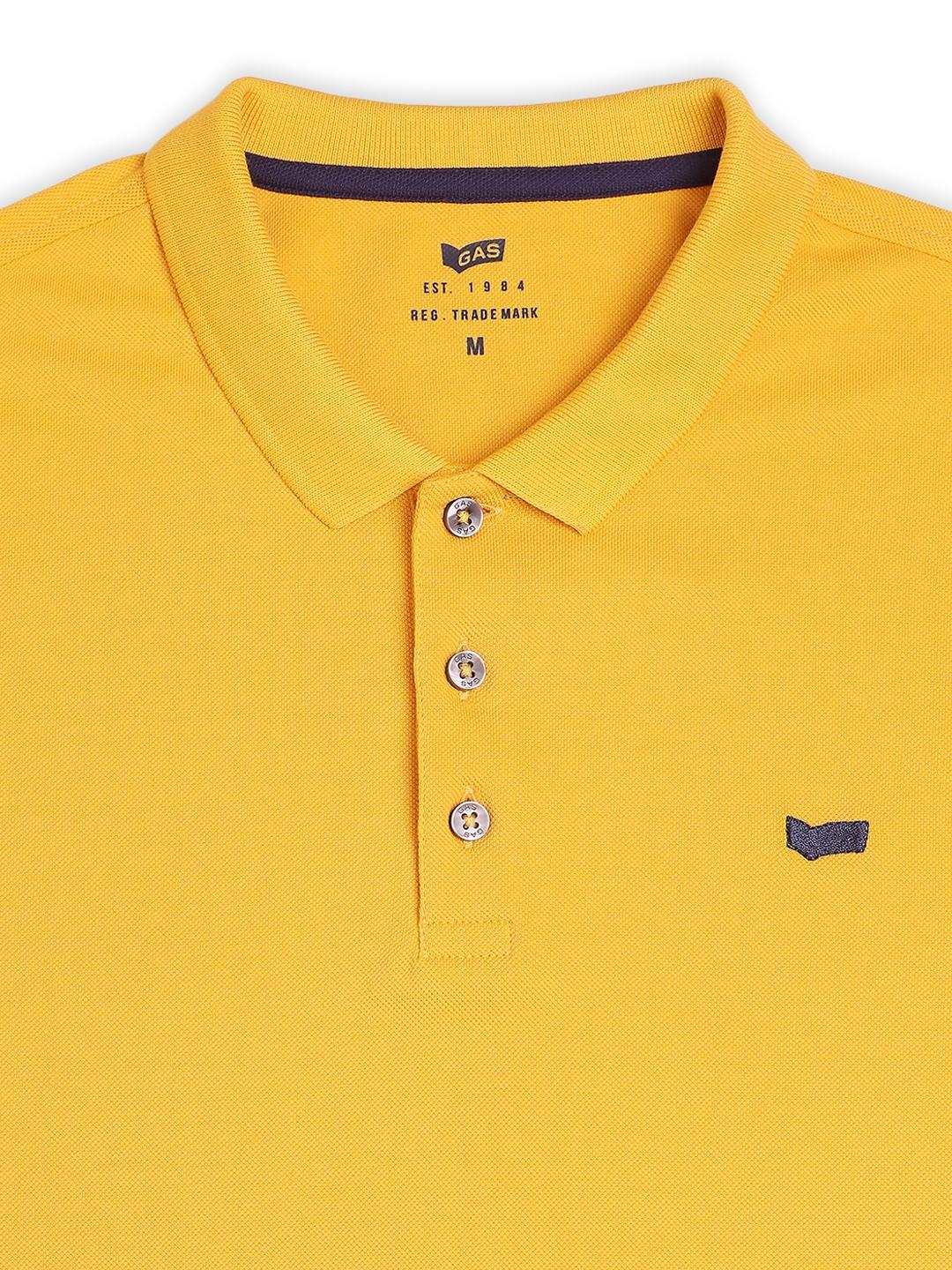 Regular Fit Solid Polo T-Shirt with Short Sleeve