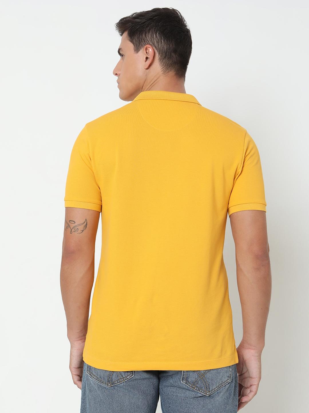 Regular Fit Solid Polo T-Shirt with Short Sleeve