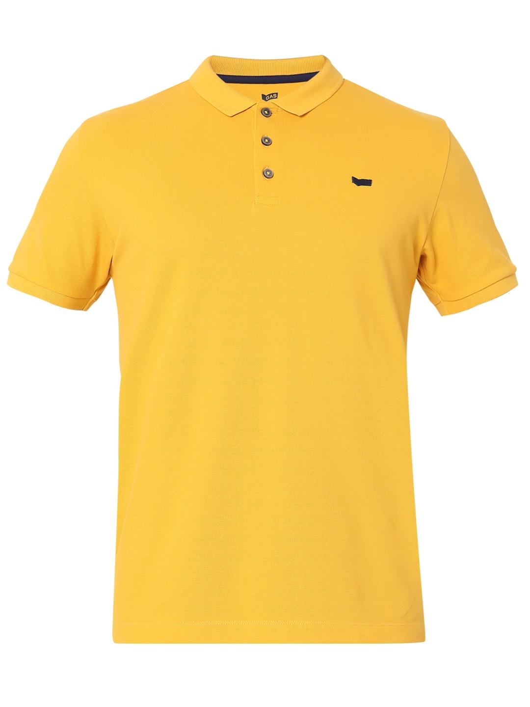 Regular Fit Solid Polo T-Shirt with Short Sleeve