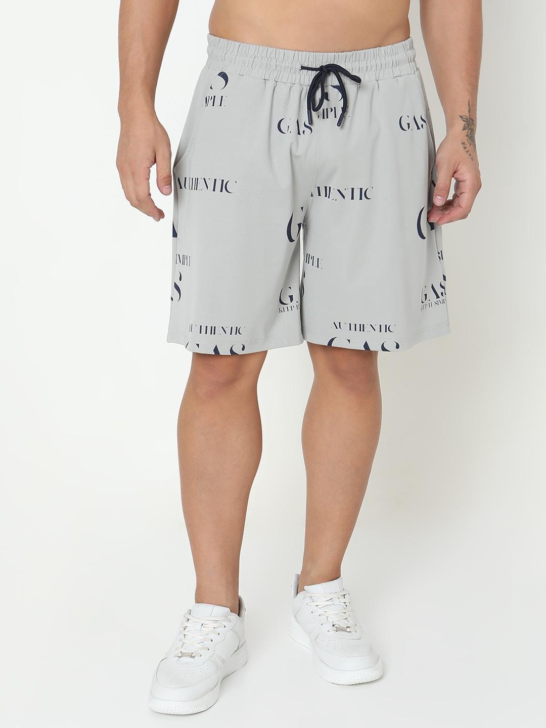 Boxy Fit All Over Printed Shorts