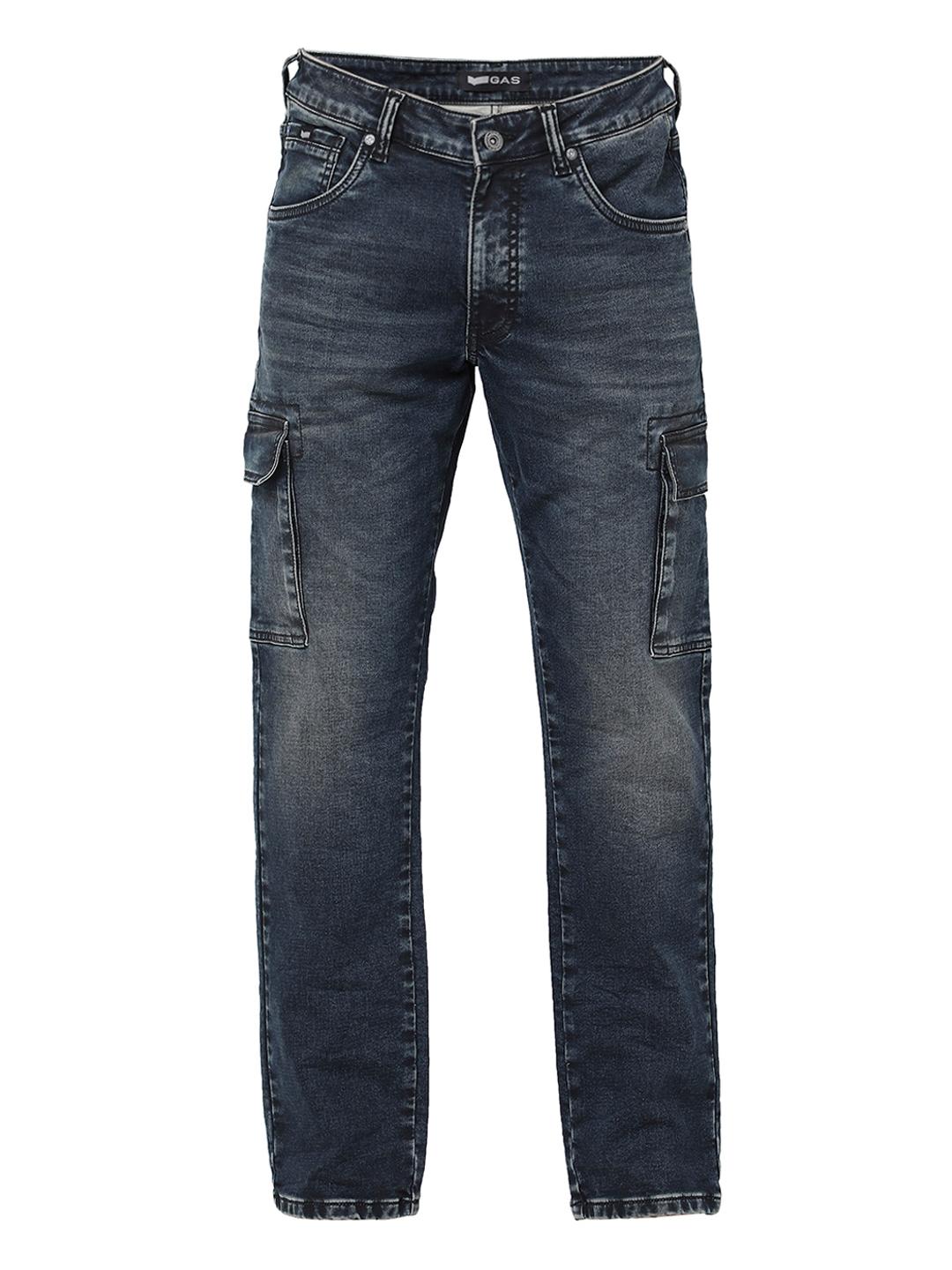 Straight Fit Solid Denim