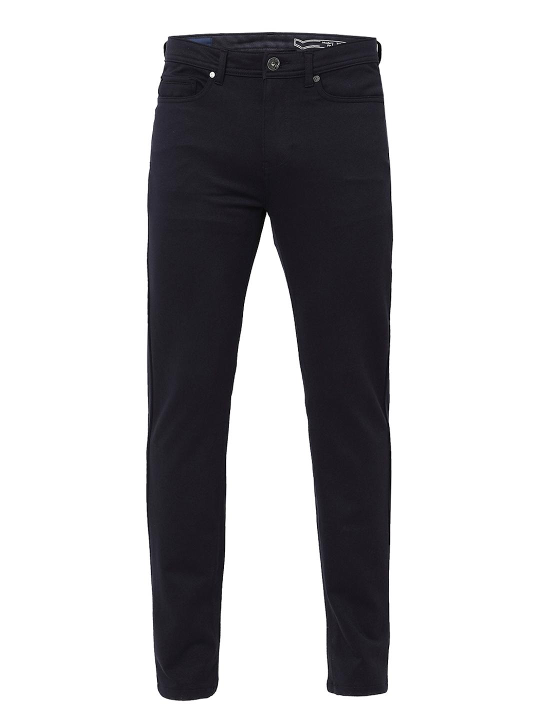 Slim Fit Solid Trousers