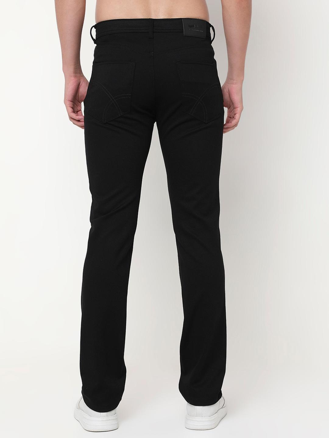 Slim Fit Solid Trousers