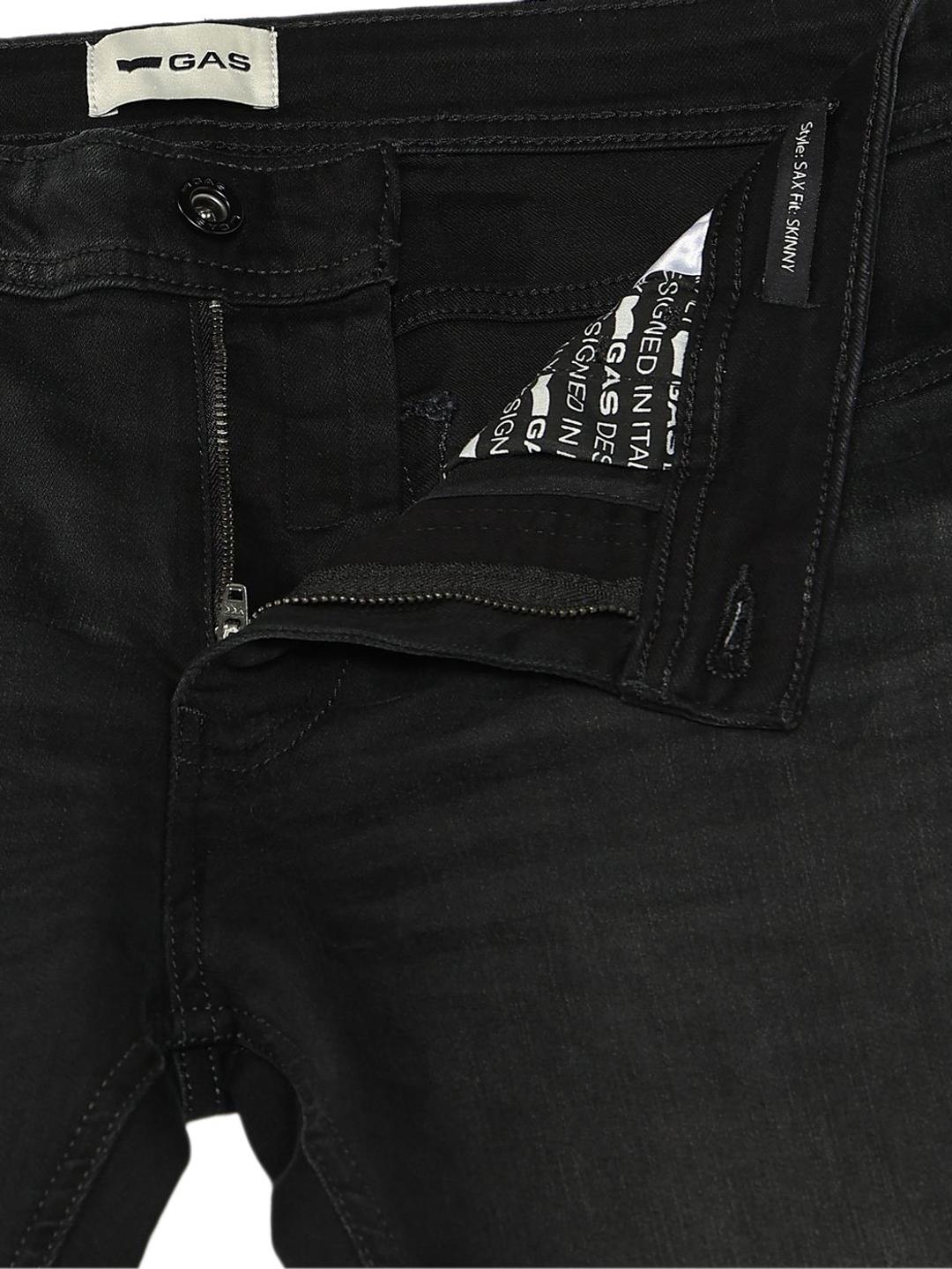 SAX Washed Black Skinny Fit Denim