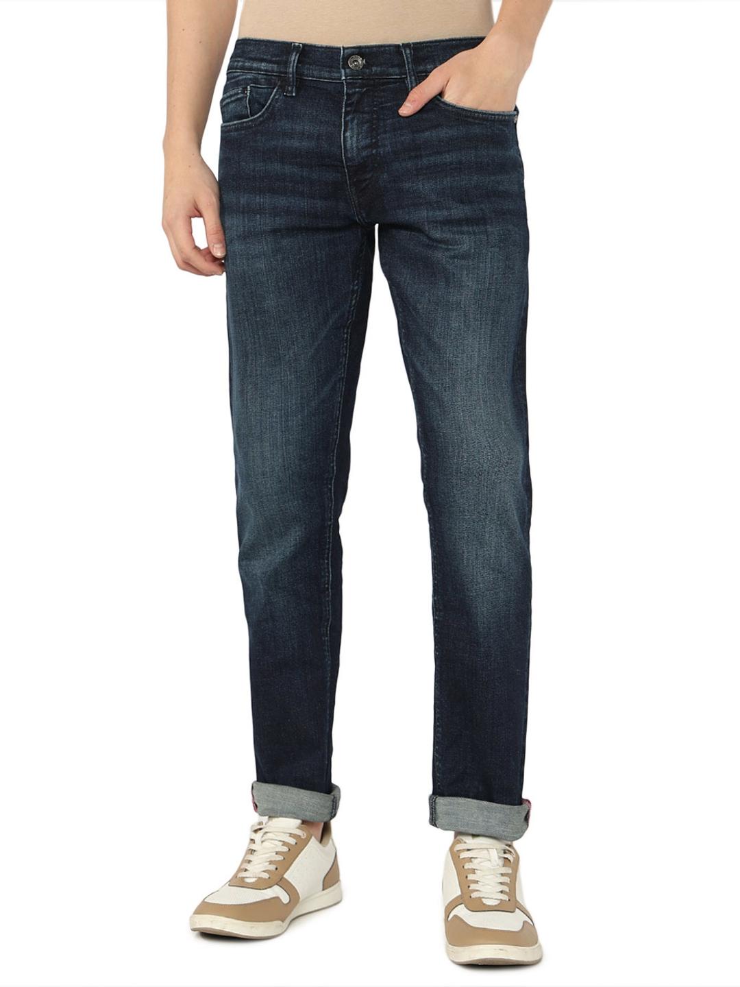 Toki Dark Washed Slim Straight Denim