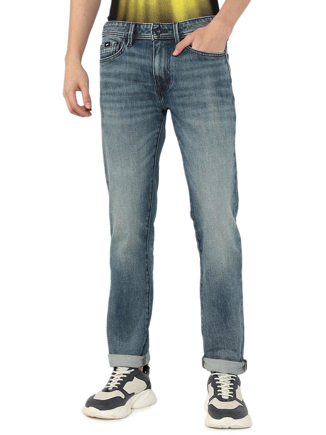 Albert Washed 4 Way Stretch Slim Denim