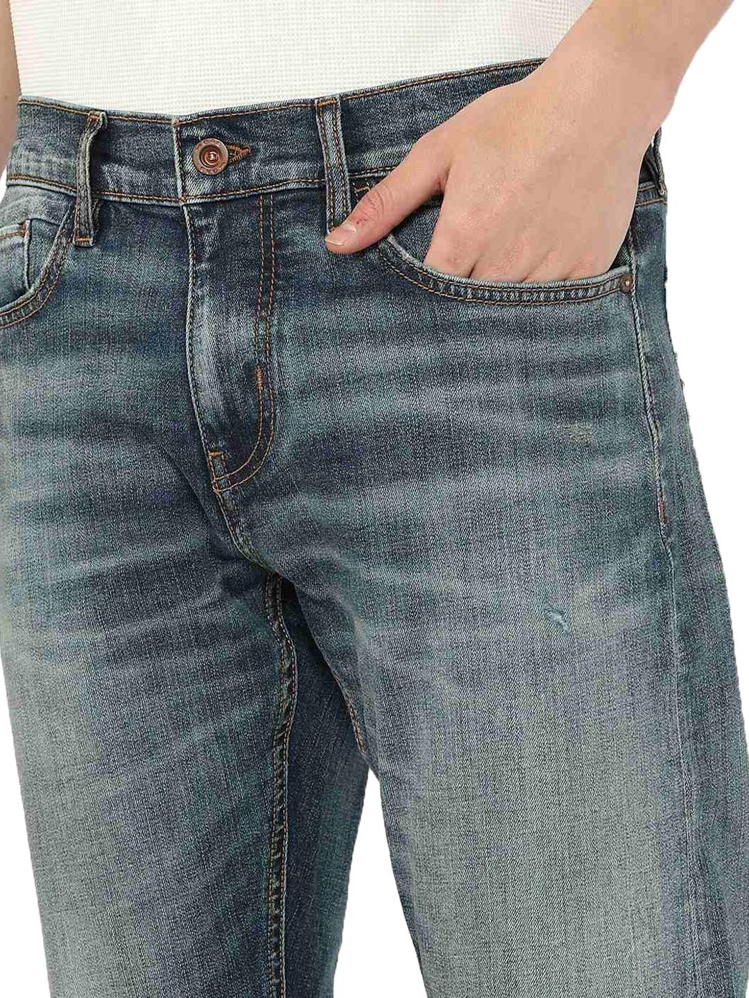 Toki Vintage Wash Slim Straight Denim