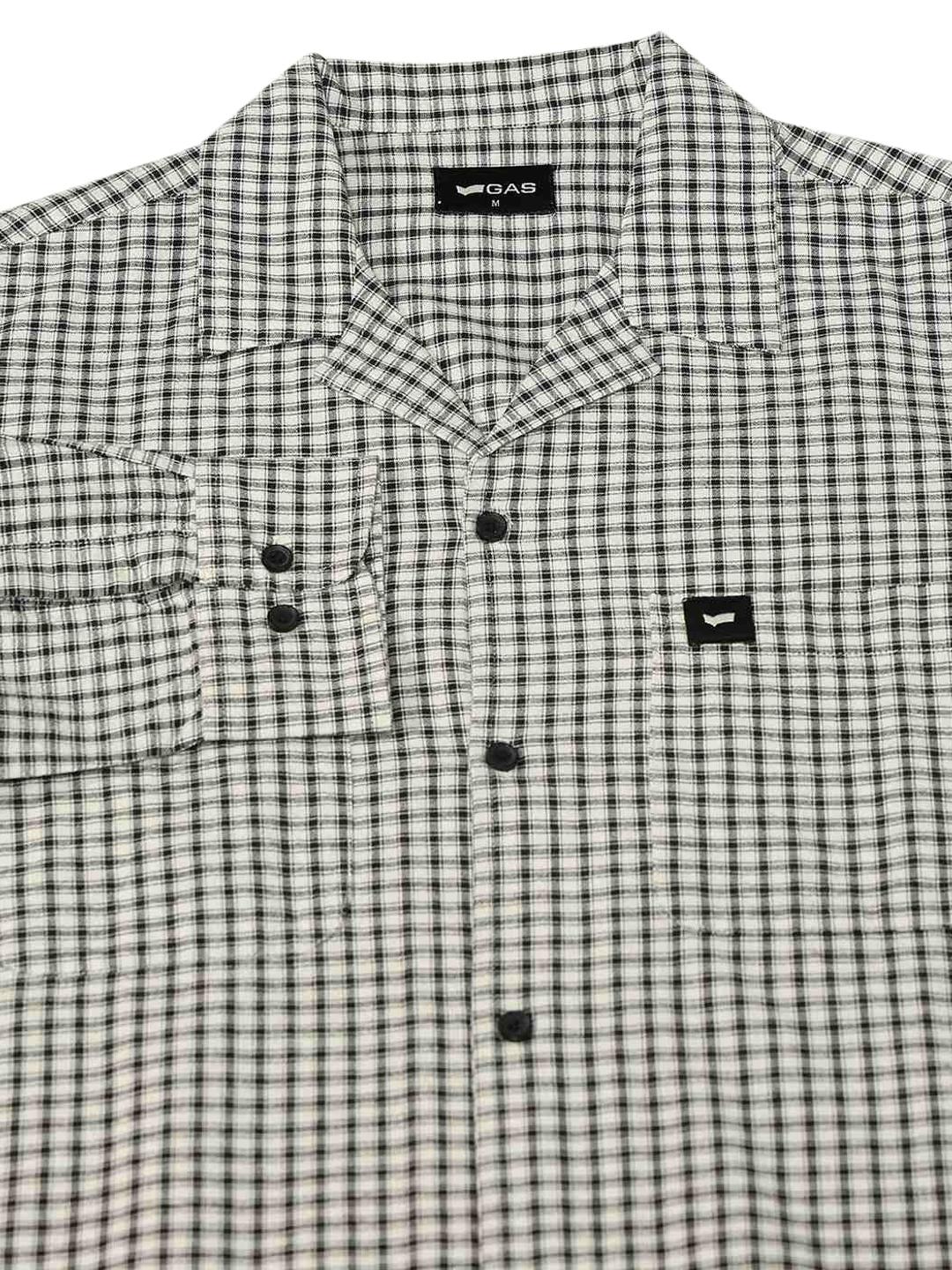 Yarn Dyed Checked Classic Collar Shirt