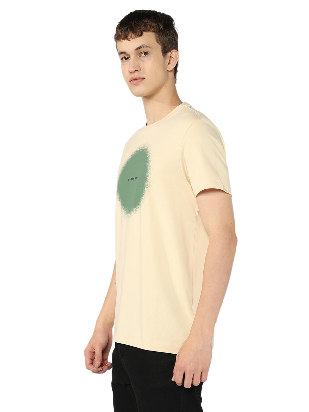 Diffused Graphic Round Neck T-shirt