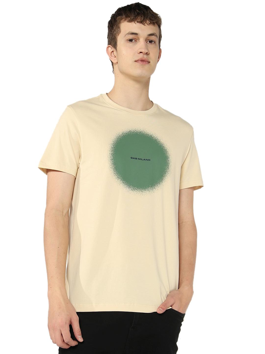 Diffused Graphic Round Neck T-shirt