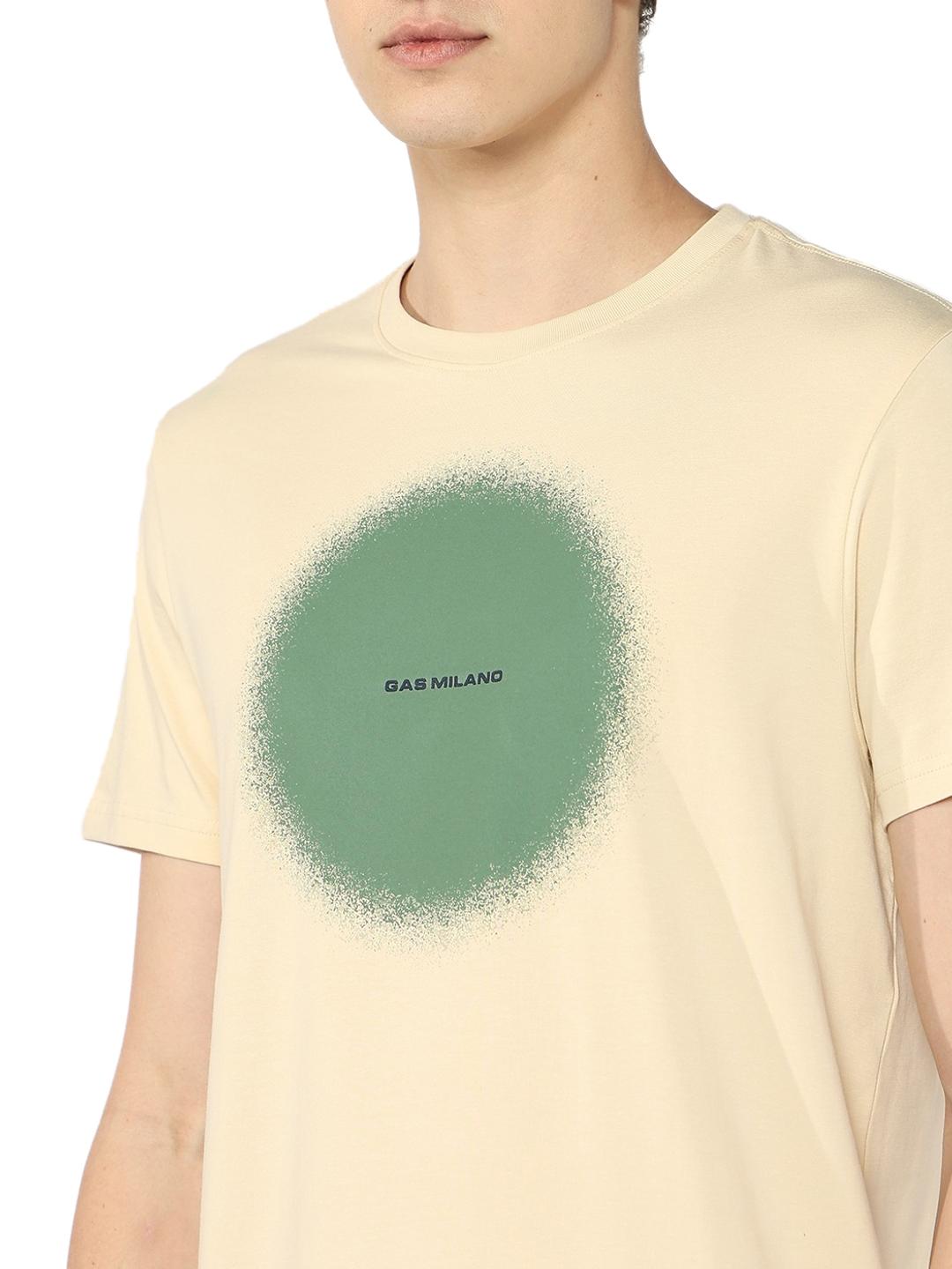 Diffused Graphic Round Neck T-shirt