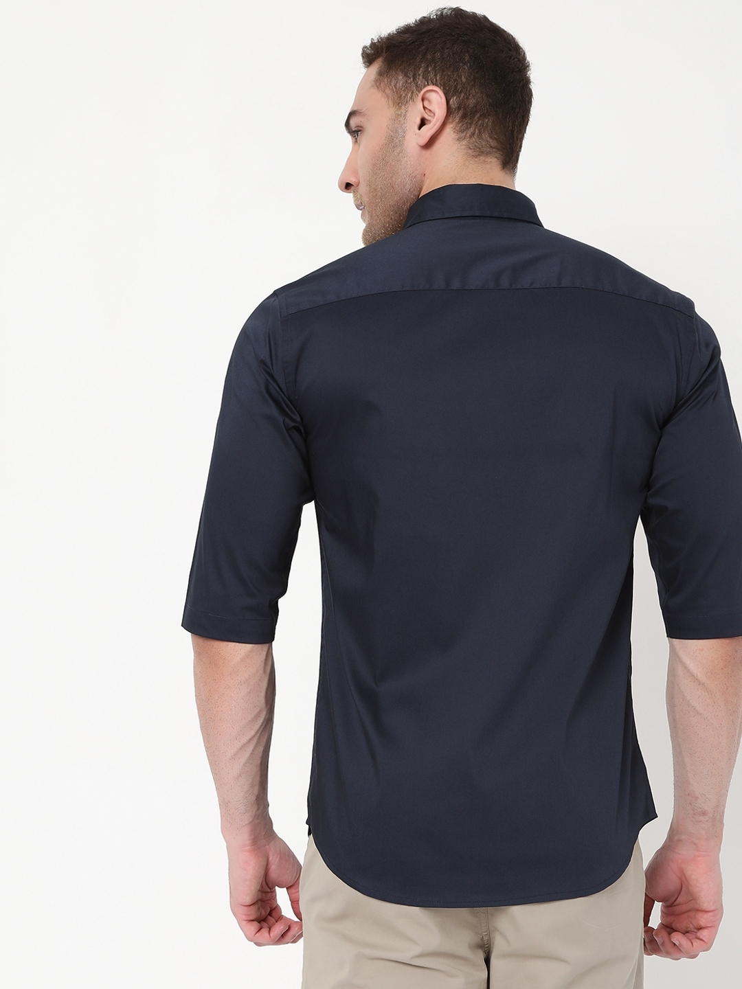 Colin Slim Fit Shirt with Zipped Pocket