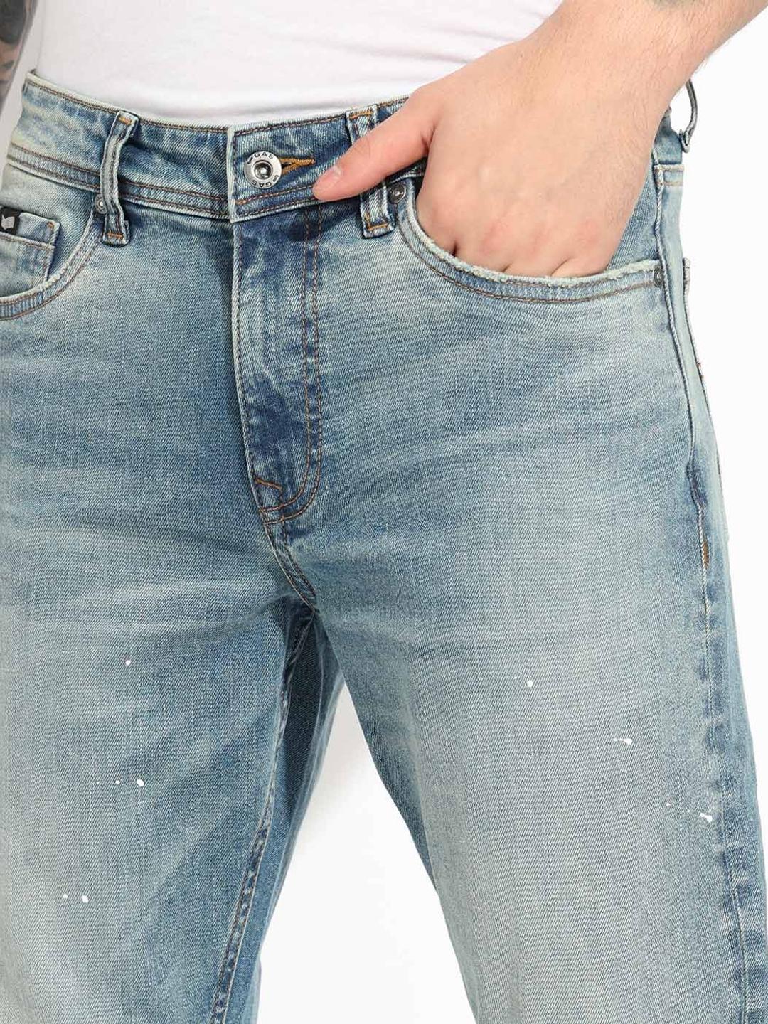 Straight Fit Mid-rise Denim