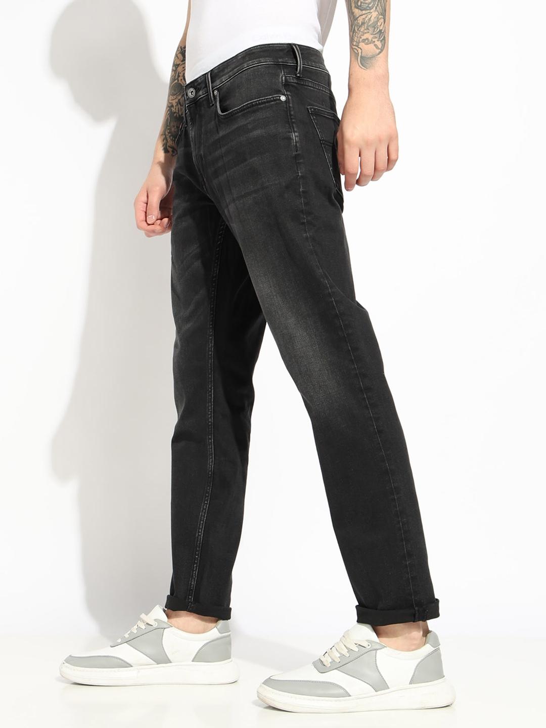 Carrot Fit Mid-rise Denim