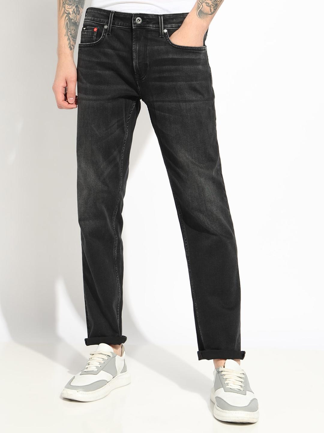 Carrot Fit Mid-rise Denim