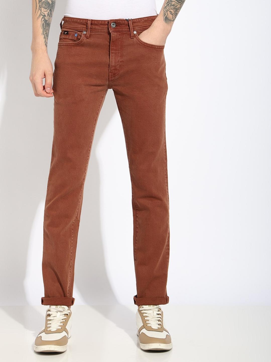 Slim Fit Zippered Fly Denim