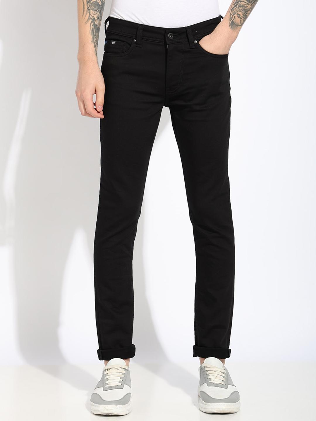 Skinny Fit Zippered Fly Denim