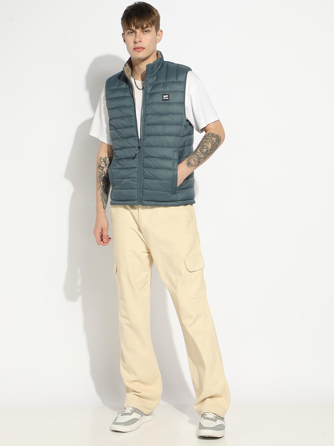 Multi Panelled Sleeveless Jacket/Gillet