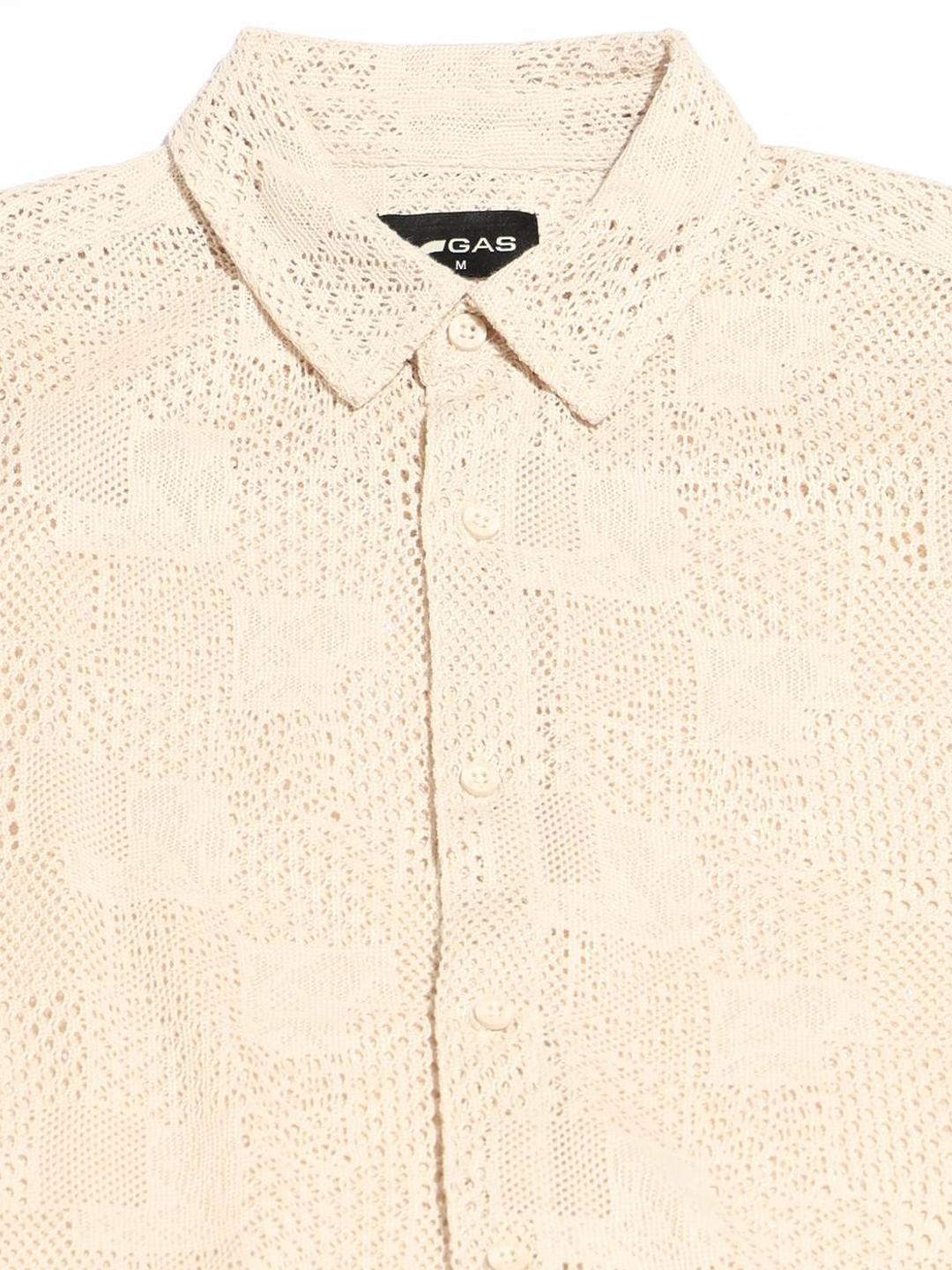 Regular Fit Classic Collar Lace Shirt