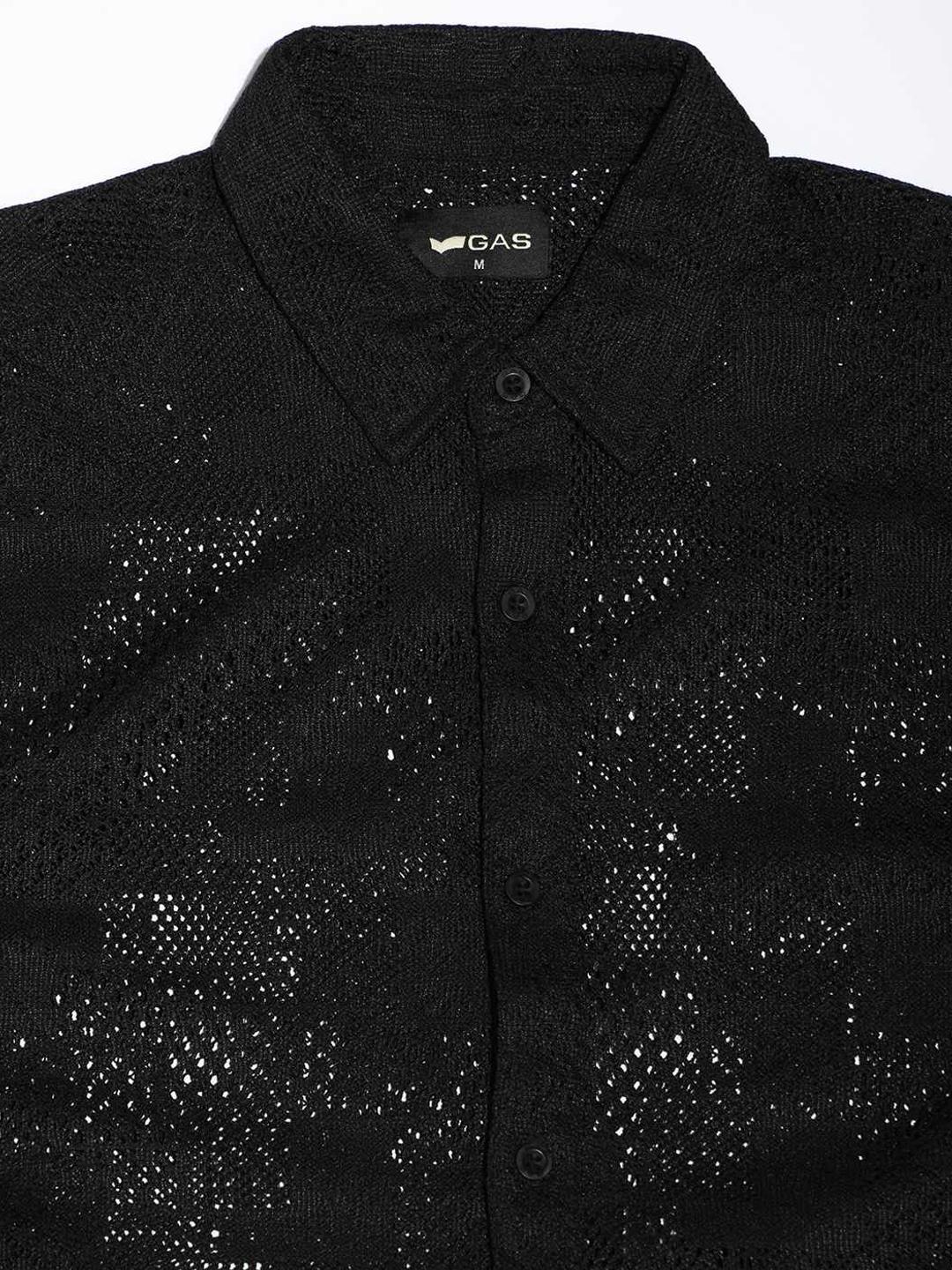 Regular Fit Classic Collar Lace Shirt