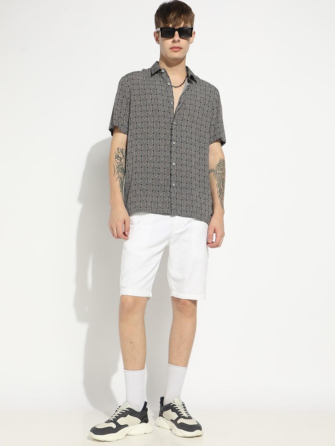 Short Sleeve Regular Fit Printed Shirt