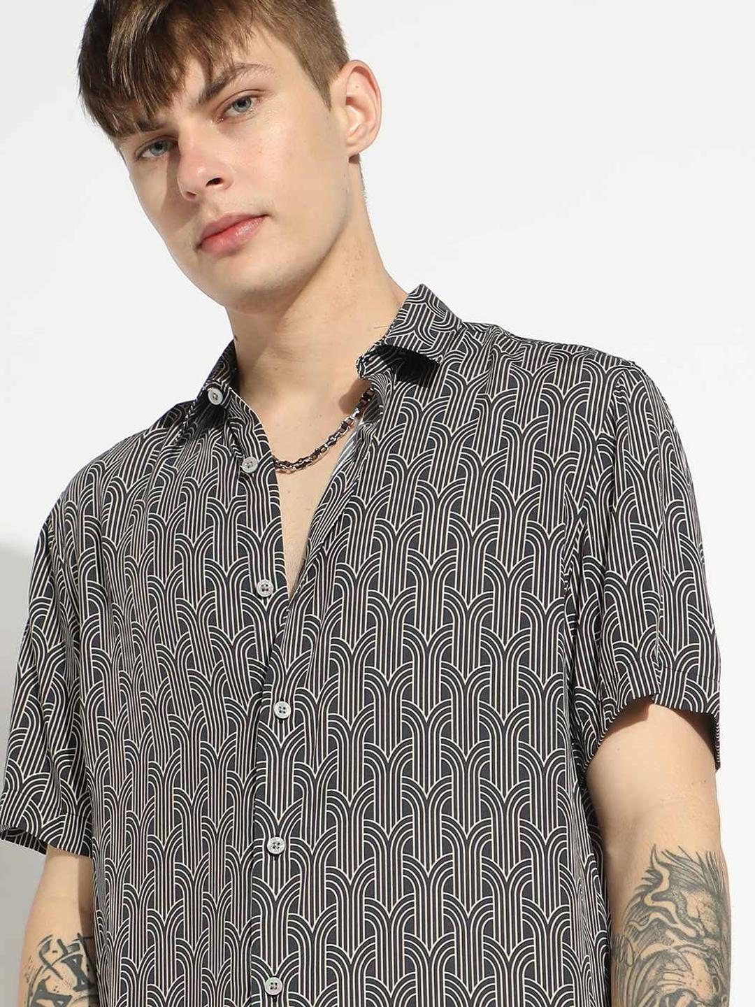 Short Sleeve Regular Fit Printed Shirt