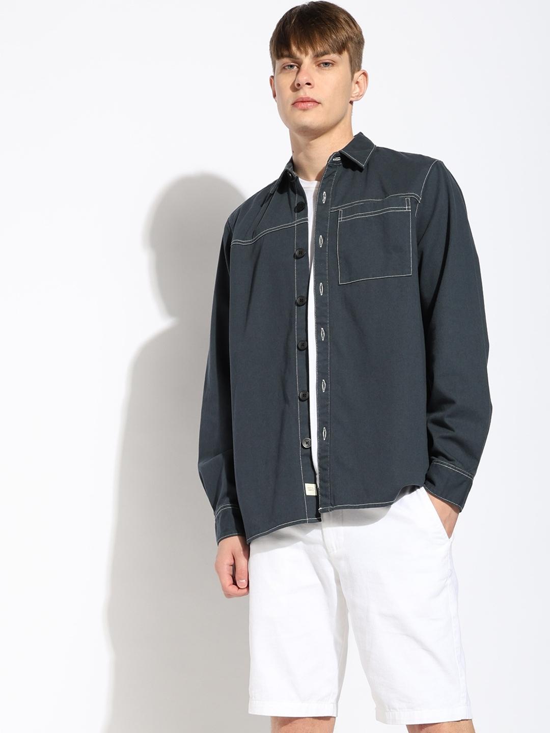 Full-length Sleeve Shacket Fit Shirt