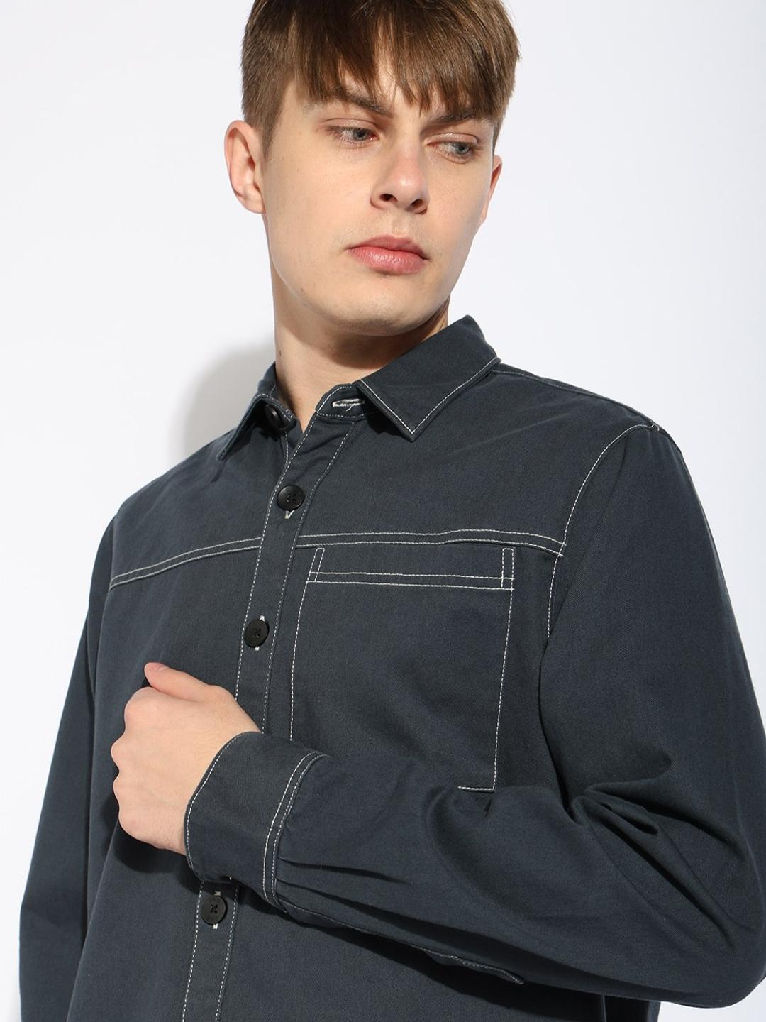 Full-length Sleeve Shacket Fit Shirt