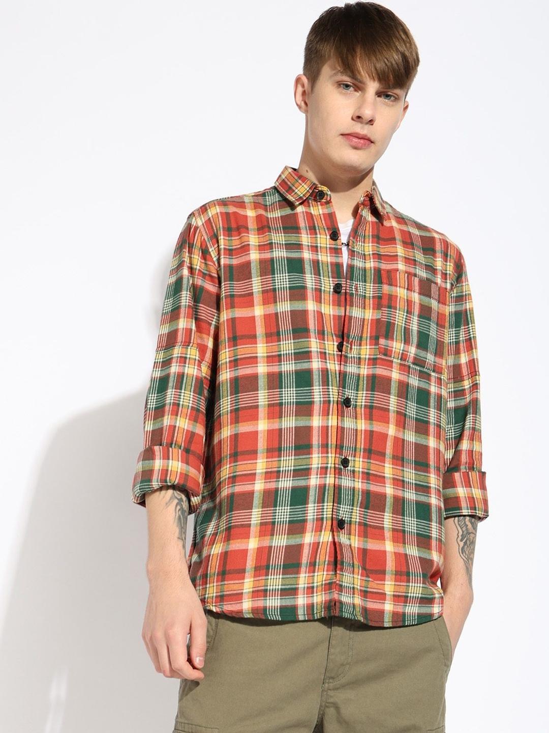 Full-length Sleeve Regular Fit Checked Shirt