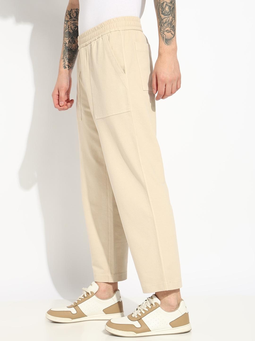 Solid Straight Fit Trackpant