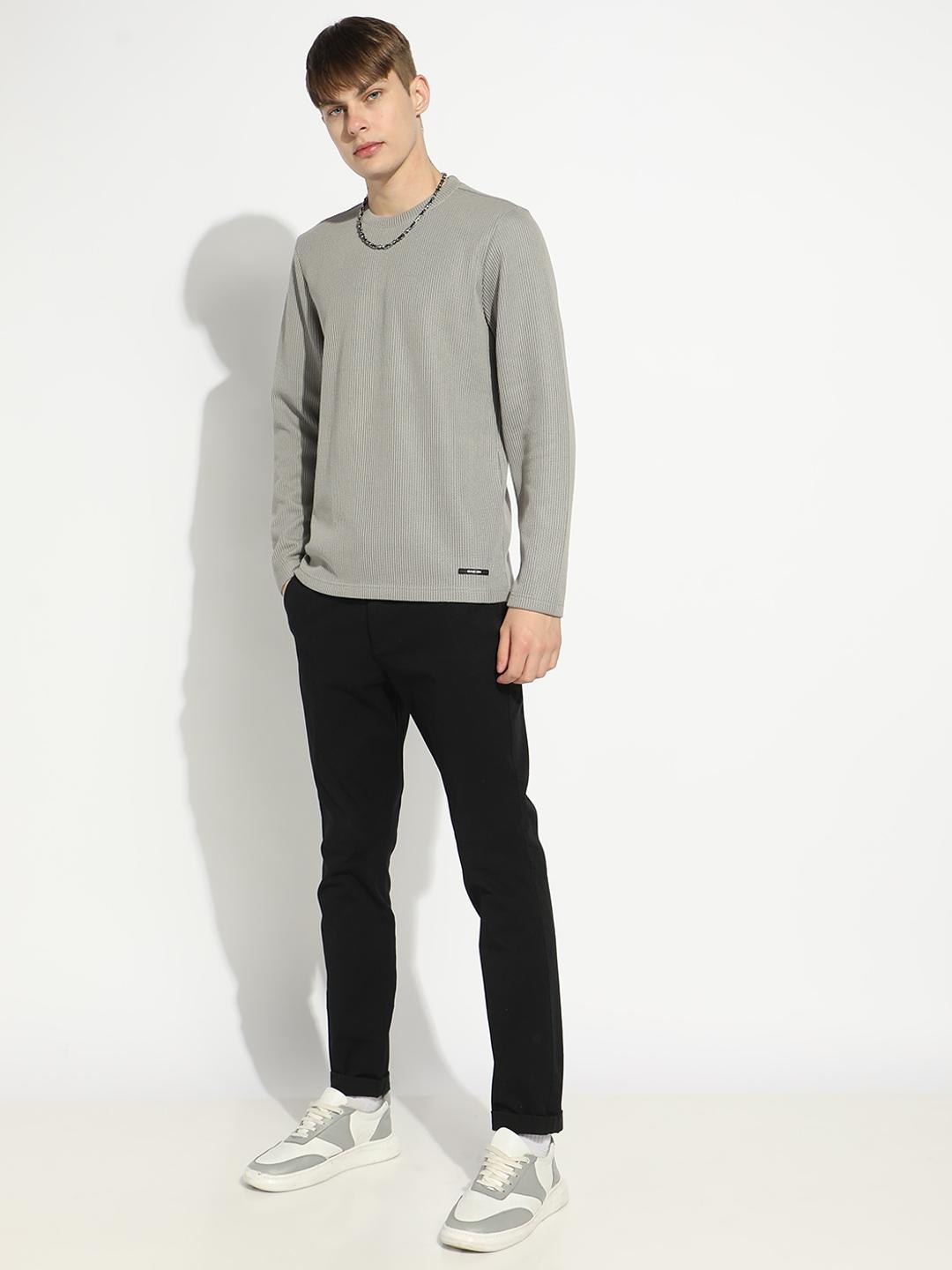 Crew Neck Full-length Sleeve Regular Fit Tshirt