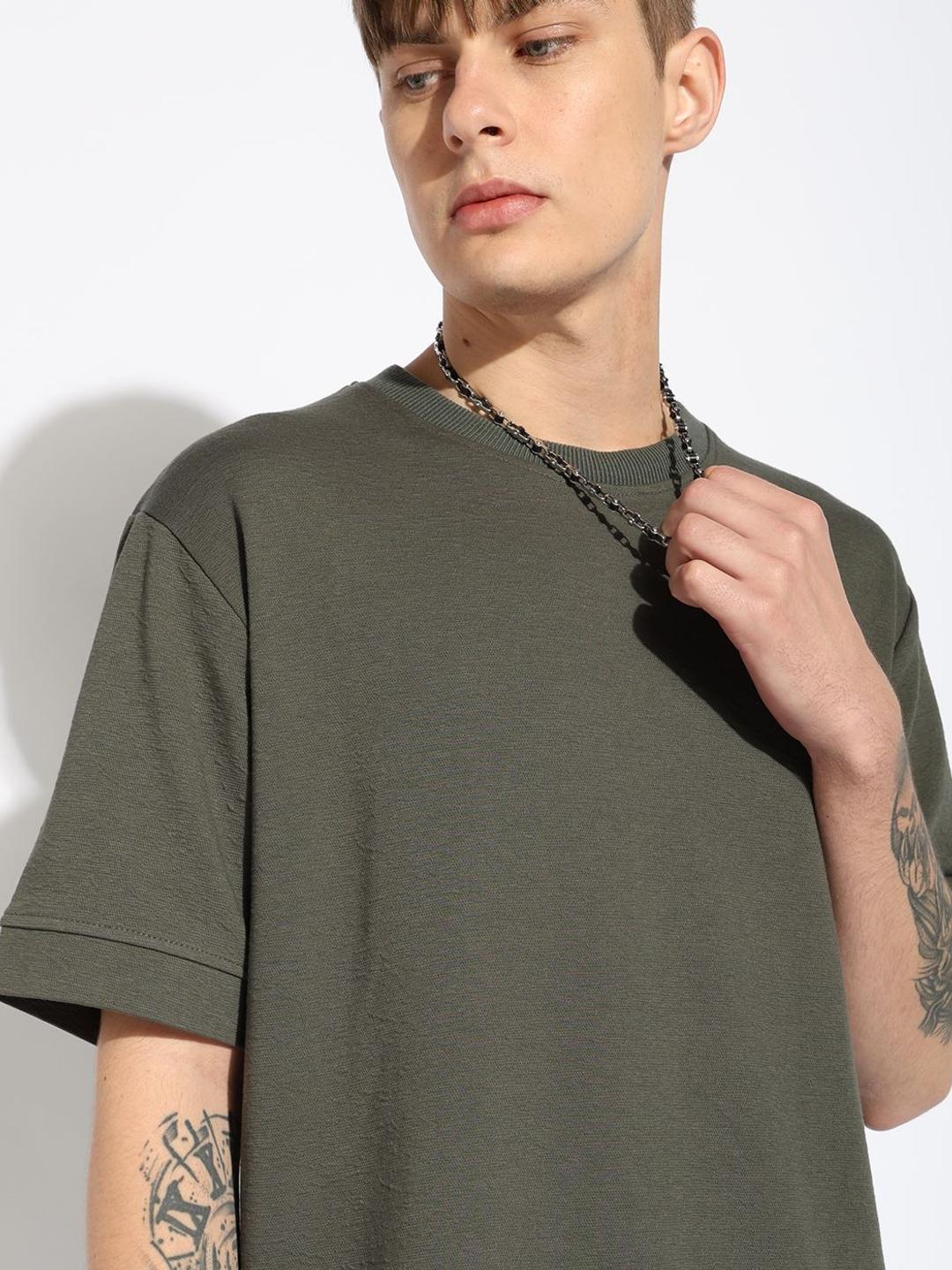 Crew Neck Short sleeve Boxy Fit T-shirt